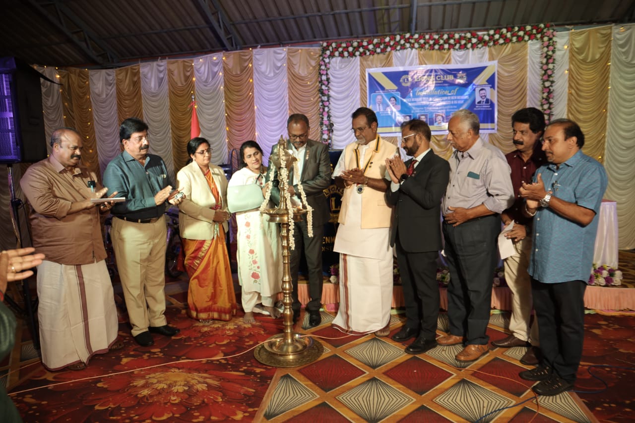 വെണ്മണി ലയൺസ് ക്ലബ്ബിൻ്റെ പുതിയ ഭാരവാഹികളുടെ സ്ഥാനാരോഹണ സമ്മേളനം
